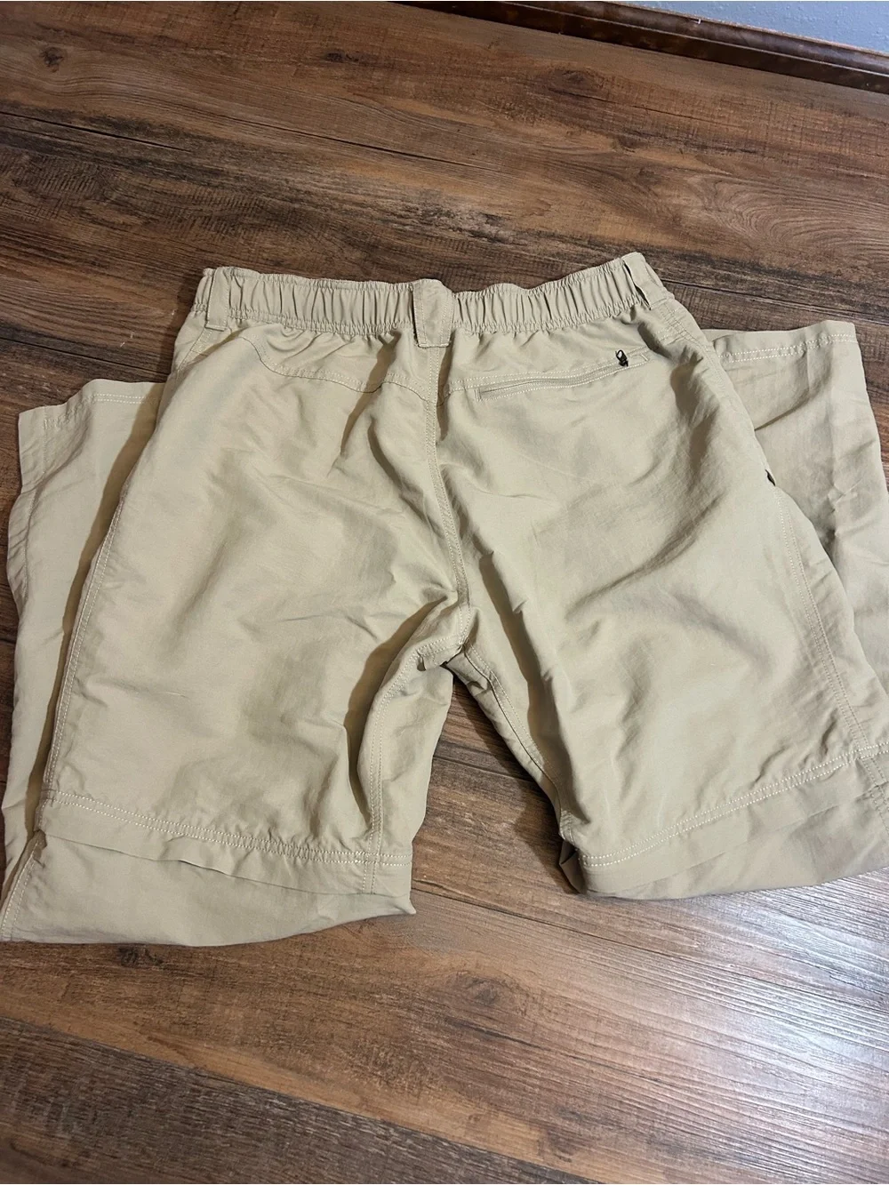The North Face Convertible Hiking Pants Mens Large Tan  Zip Off Cargo